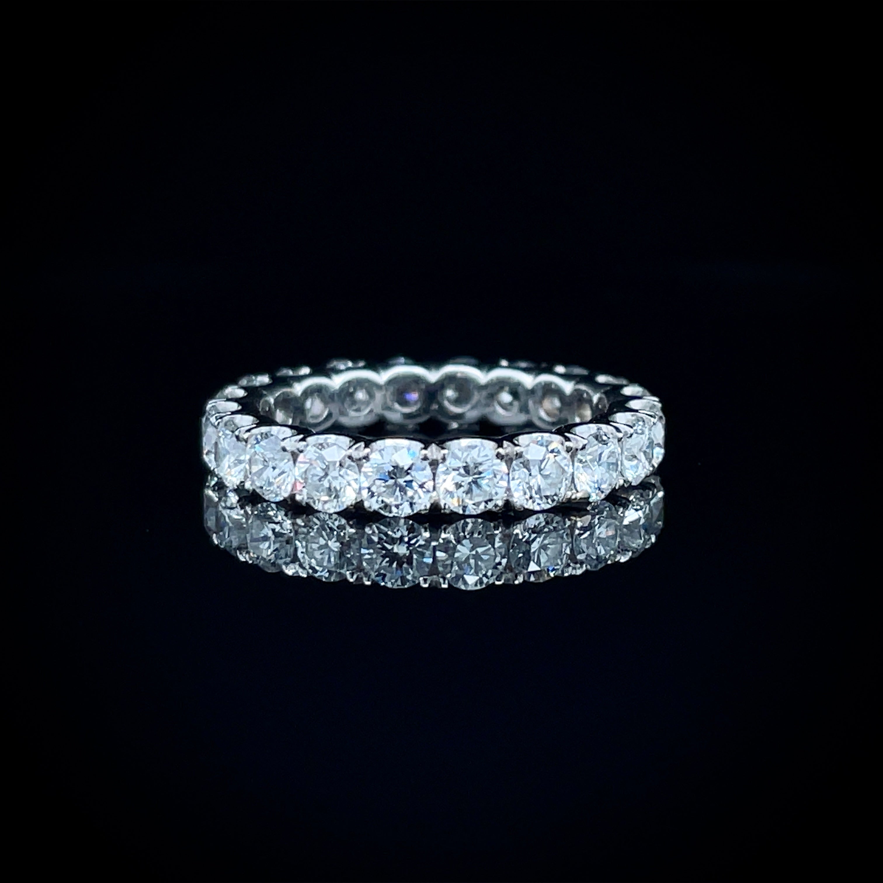 14 karat white gold eternity ring