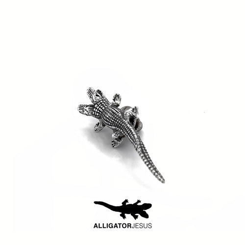 ALLIGATOR JESUS CUFFLINKS + PINS