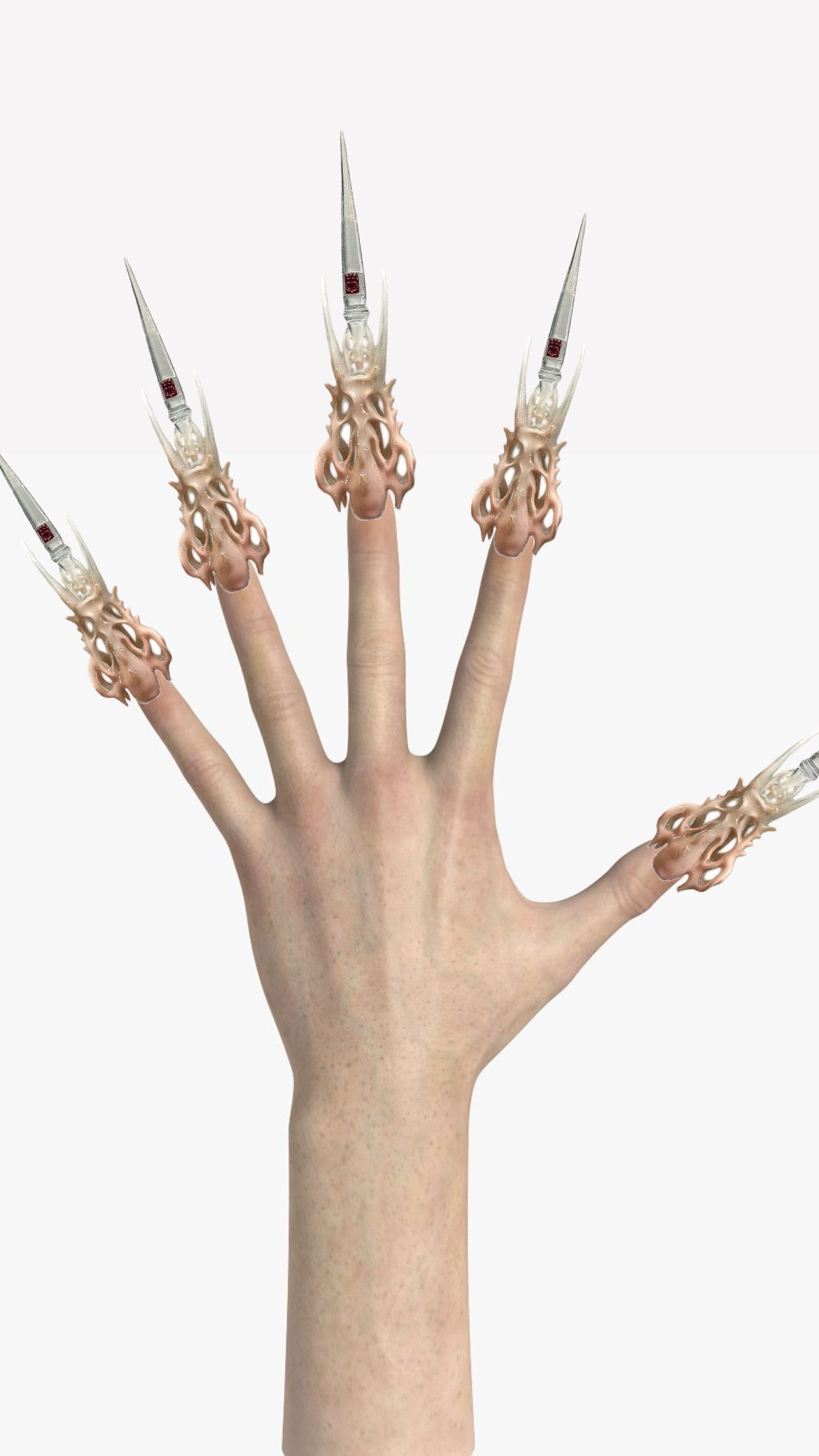 Flesh Beetles Sculpted Reusable Nail Set (M)