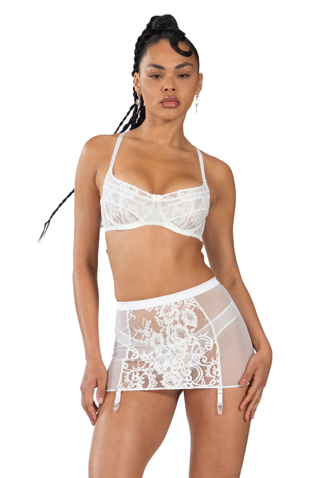 Elain Bra White