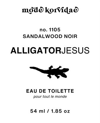 Alligator Jesus x Mode Korvidae Sandalwood Noir Eau de Toilette