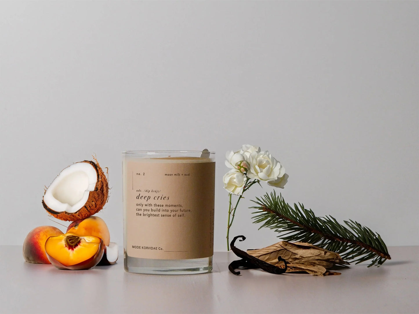 MODE KORVIDAE NO. 2 DEEP CRIES CANDLE - moon milk + oud