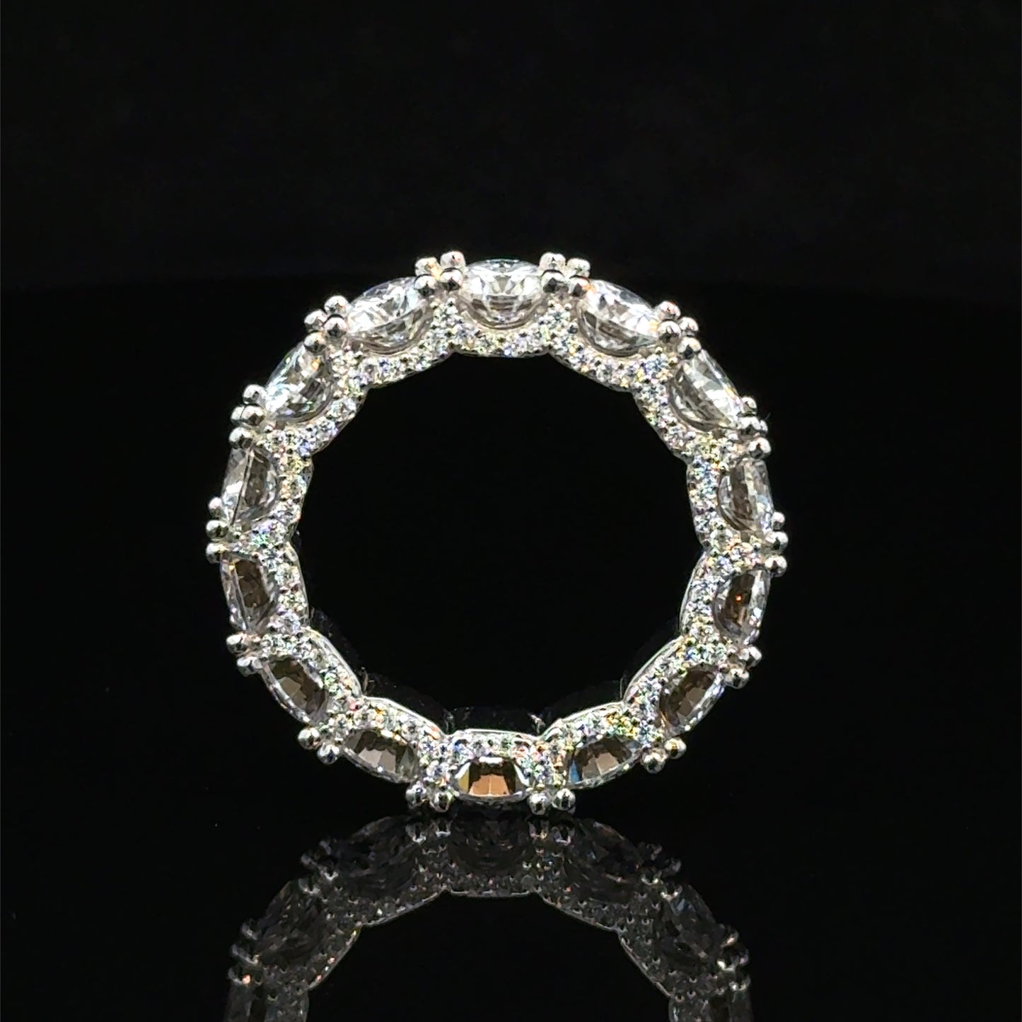 Moissanite Eternity Ring