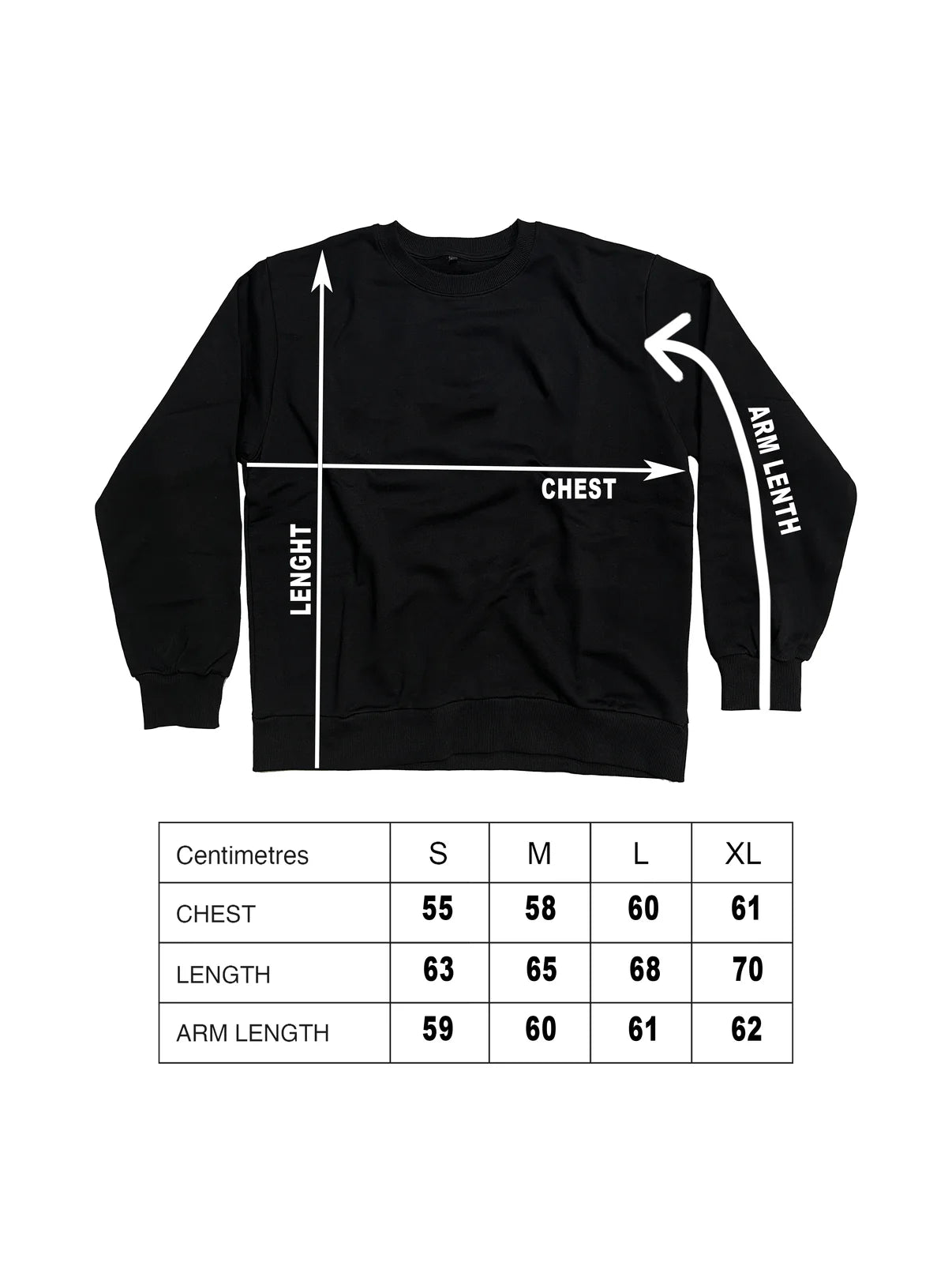 YUMI GUITAR CREWNECK