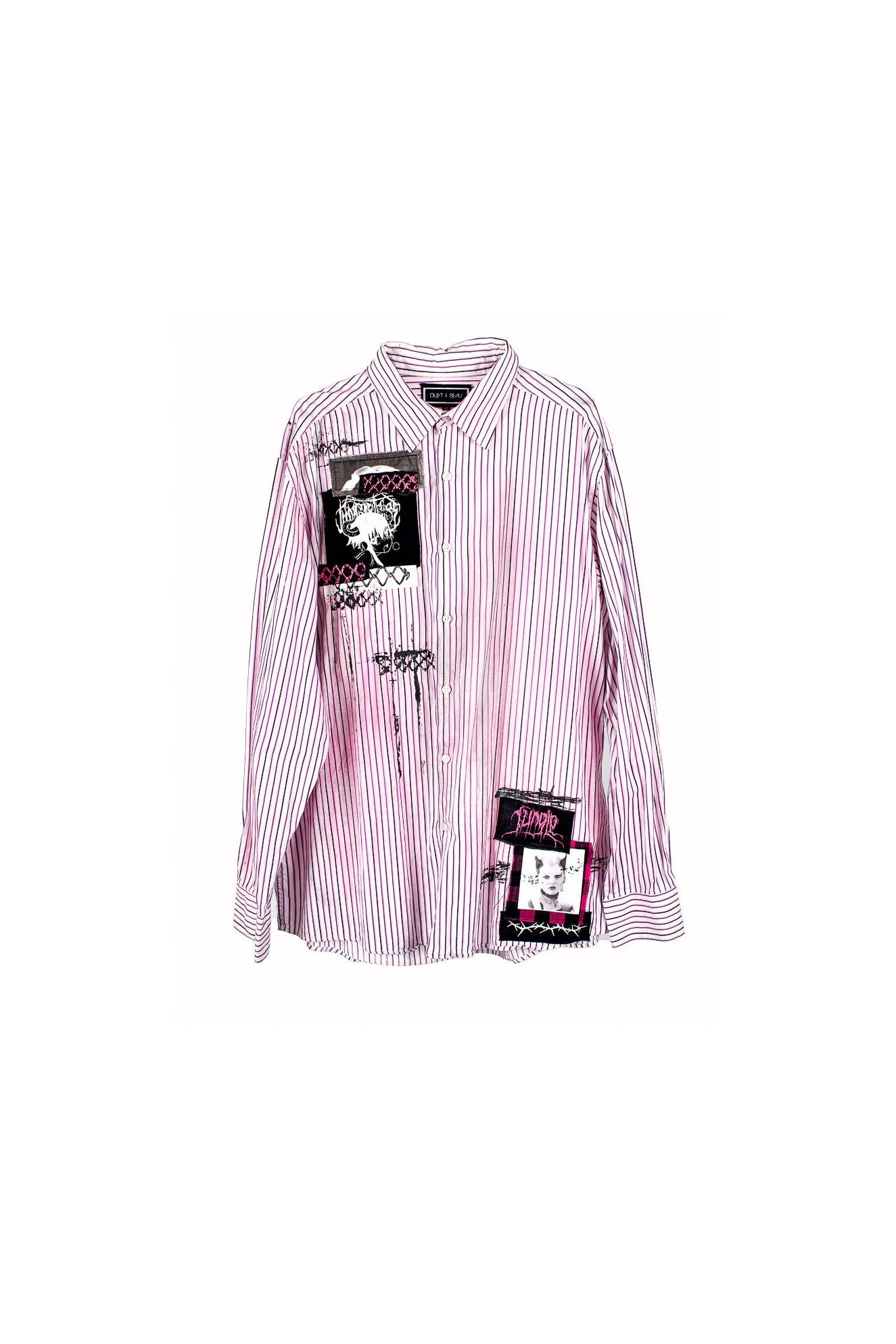 Pink Punk Button Down Shirt