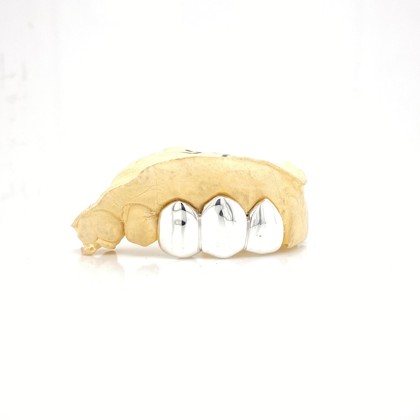 White Gold Solid Cap Grillz